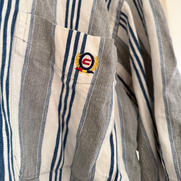 Vintage Coliseum Striped Button-Up Shirt - Picture 2 of 3